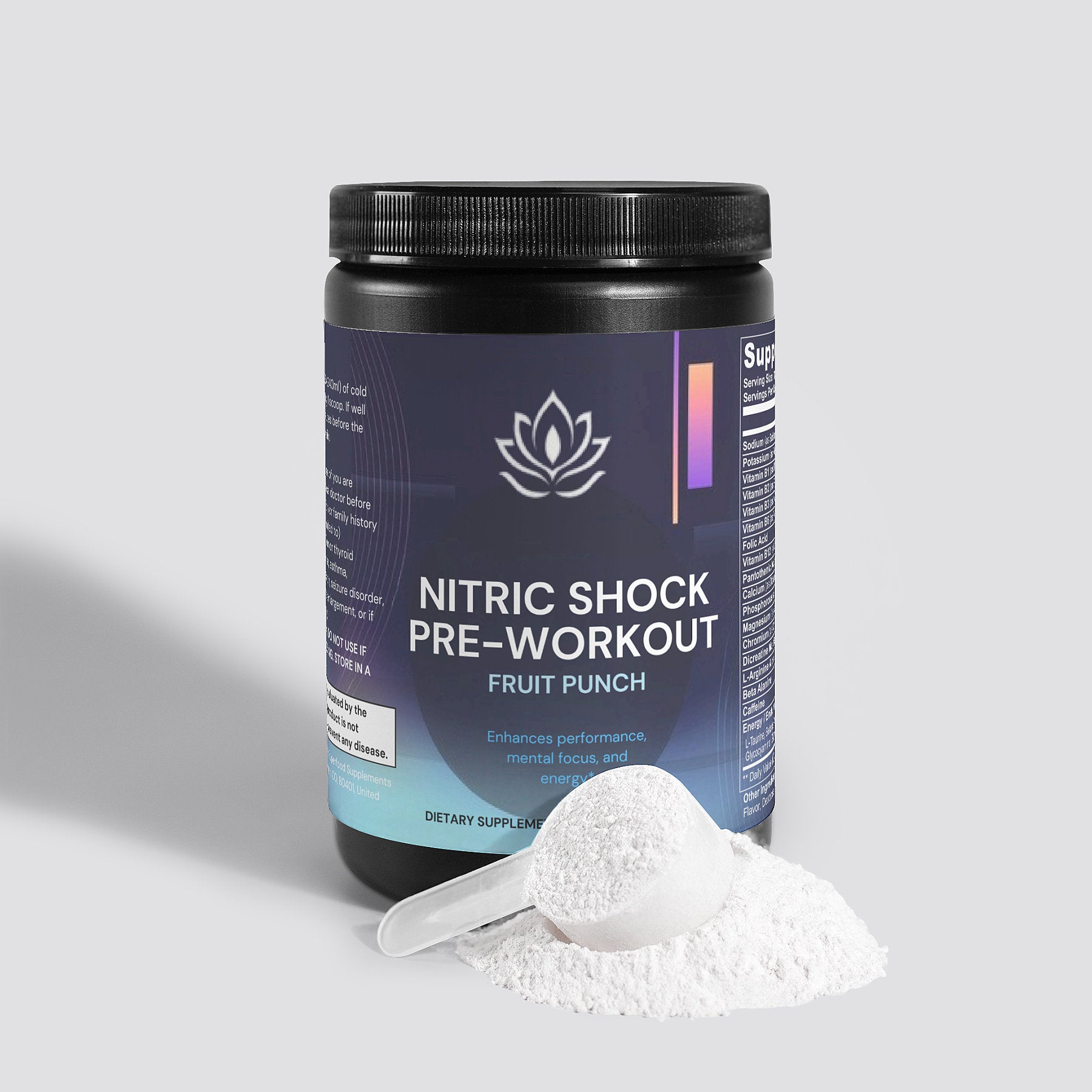 Nitric Shock Pre-Workout Powder (Fruit Punch)