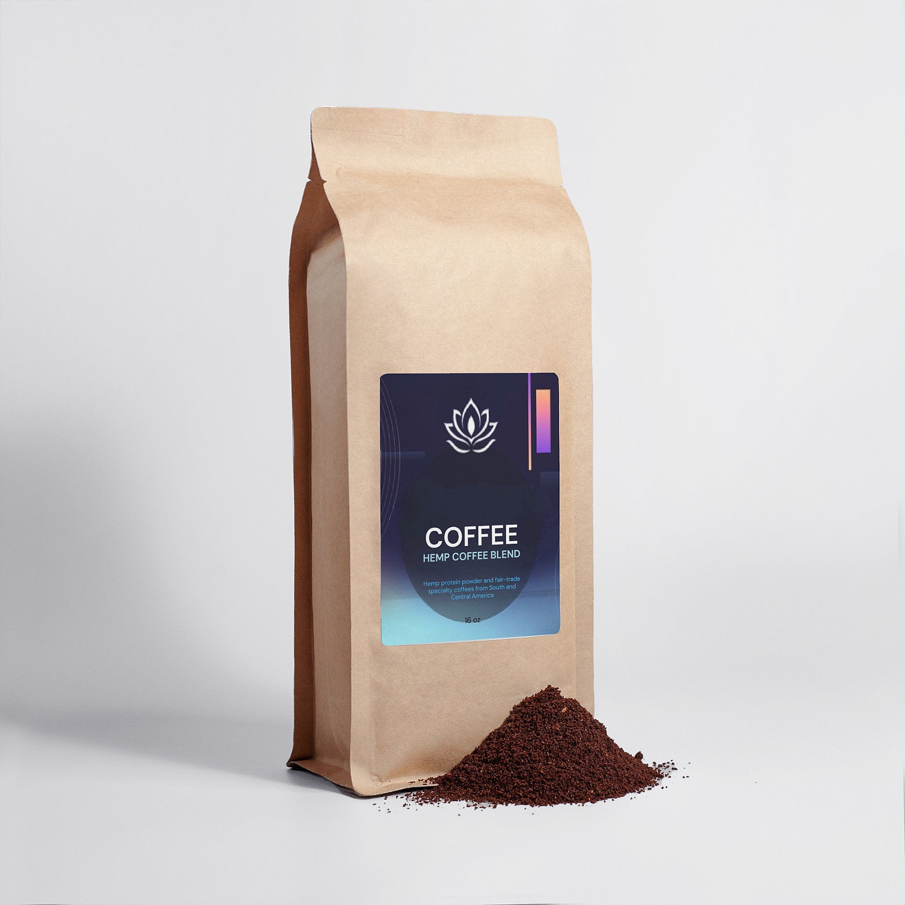 Hemp Coffee Blend - Medium Roast 16oz