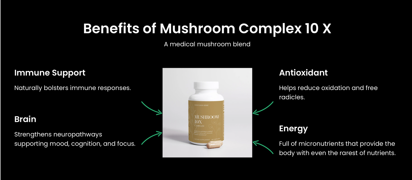 Mushroom Complex 10 X